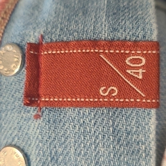 [KSK Denim] Ripped Mini Jeans Skirt - Size S - Picture 5 of 5